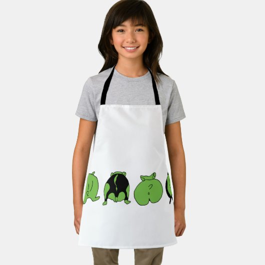 Green Hamster Hintern Schürze (Insitu)