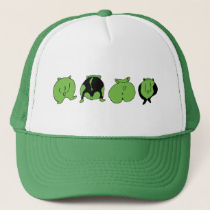 Green Hamster Hintern Truckerkappe