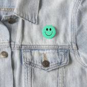 Green Happy Face Button (Beispiel)