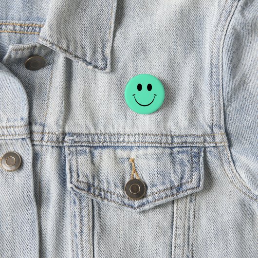 Green Happy Face Button (Beispiel)
