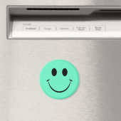 Green Happy Face Magnet (In Situ (Geschirrspüler))