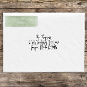 Green Happy Holiday Calligraphy Script Custom