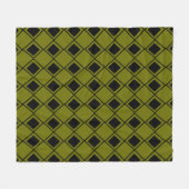 Green Harlequin Fleecedecke (Vorderseite (Horizontal))