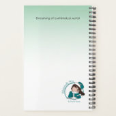 Green Harlequin Rabbit/Bunny Agenda Planer (Rückseite)