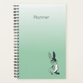 Green Harlequin Rabbit/Bunny Agenda Planer (Vorderseite)