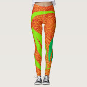 Green Harmony Leaf Leggings (Vorderseite)