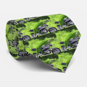 Green Hawaiian Gecko Rider Krawatte (Gerollt)