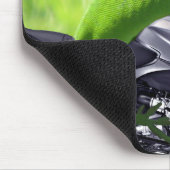 Green Hawaiian Gecko Rider Mousepad (Ecke)