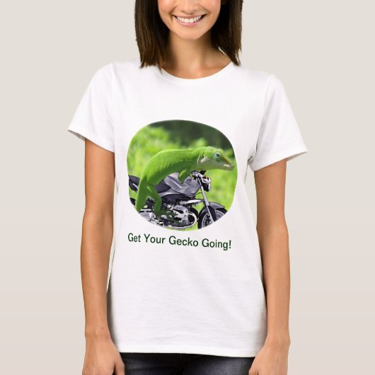 Green Hawaiian Gecko Rider T-Shirt (Vorderseite)