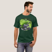 Green Hawaiian Gecko Rider T-Shirt (Vorne ganz)