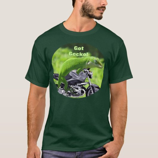 Green Hawaiian Gecko Rider T-Shirt (Vorderseite)