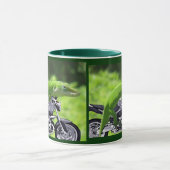 Green Hawaiian Gecko Rider Tasse (Zentrum)