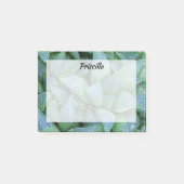 Green Haworthia Sukkulente Pflanze Custom Stickies Post-it Klebezettel (Vorderseite)