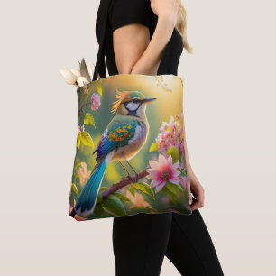Green Headed Aquamarin Winged Fantasy Bird Tasche