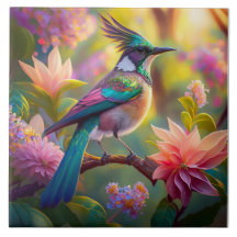 Green Headed Jay Fantasy Bird