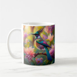 Green Headed Jay Fantasy Bird Kaffeetasse