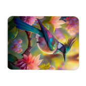 Green Headed Jay Fantasy Bird Magnet (Horizontal)