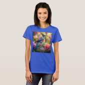 Green Headed Jay Fantasy Bird T-Shirt (Vorne ganz)