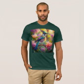 Green Headed Jay Fantasy Bird T-Shirt (Vorne ganz)