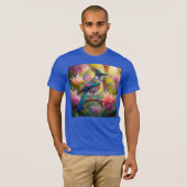 Green Headed Jay Fantasy Bird T-Shirt (Vorne ganz)