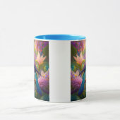 Green Headed Jay Fantasy Bird Tasse (Zentrum)