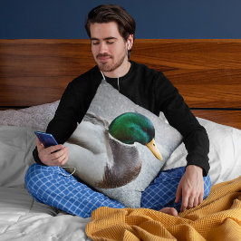 Green Headed Mallard Drake Kissen