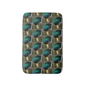 Green Headed Mallard Duck Photo Pattern Badematte (Vorderseite Vertikal)