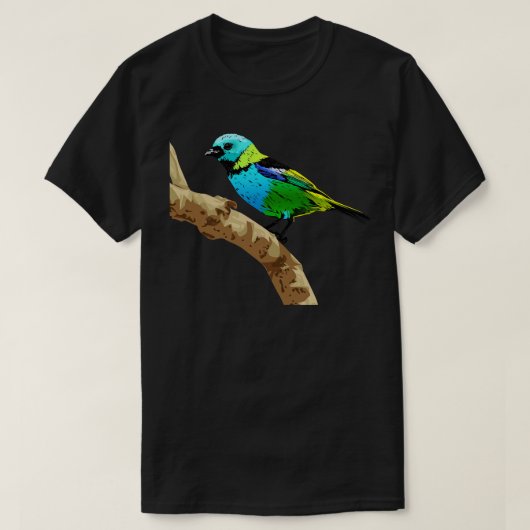Green Headed Tanager TShirt (Design vorne)