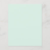 Green Heart Calender Budget Hochzeit speichern das (Rückseite)