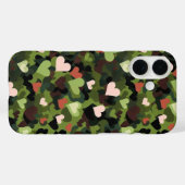Green Heart Camouflage Case-Mate iPhone Hülle (Rückseite (Horizontal))