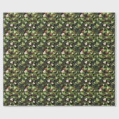Green Heart Camouflage Geschenkpapier (Flach)