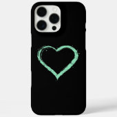 Green Heart Essential Case-Mate iPhone Hülle (Rückseite)