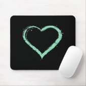 Green Heart Essential Mousepad (Mit Mouse)