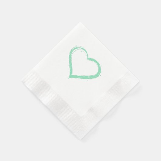 Green Heart Essential Serviette (Ecke)