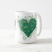 Green Heart Inside Kaffeetasse (VorderseiteRechts)