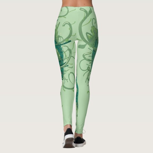 Green Heart Inside Leggings (Rückseite)