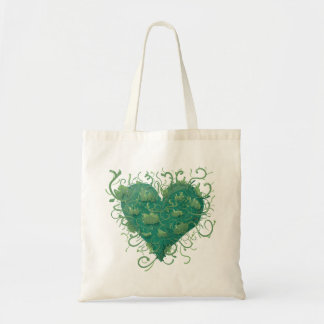 Green Heart Inside Tragetasche