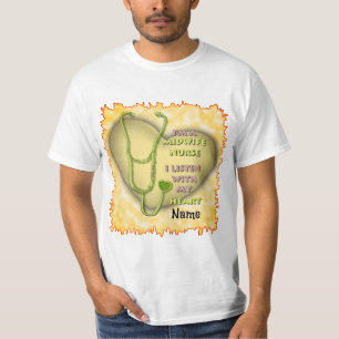Green Heart Midfrau Nurse T-Shirt