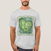 Green Heart RN Registered Nurse T-Shirt (Vorderseite)
