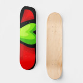 Green Heart Skateboard (Vorderseite)