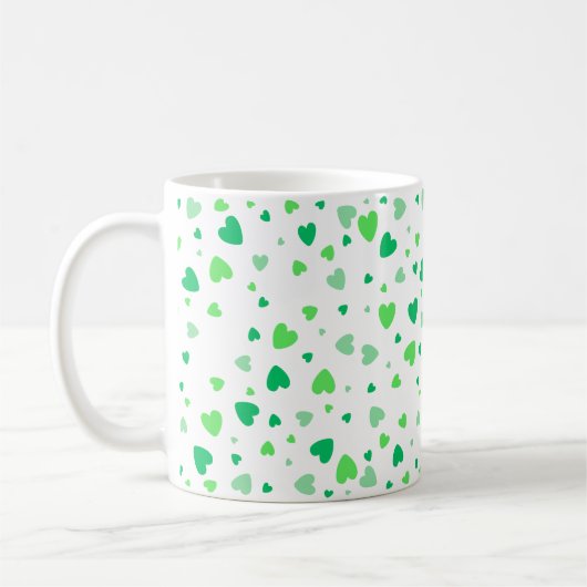 Green Hearts Kaffeetasse (Links)