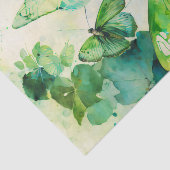 GREEN HEAVEN Schmetterlinge decoupage paper Seidenpapier (Ausschnitt)