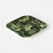 Green Hellebore Pappteller (Gewinkelt)