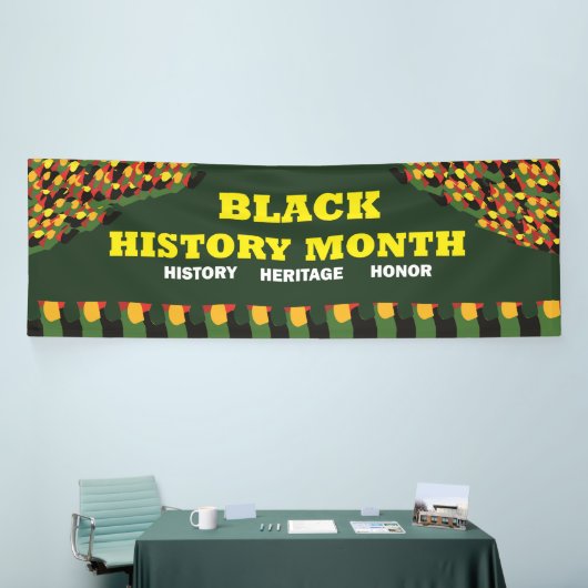 Green Heritage Banner - Schwarze Geschichte Monat (Messeveranstaltung)