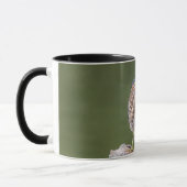 Green Heron auf einem Stein Tasse (Links)