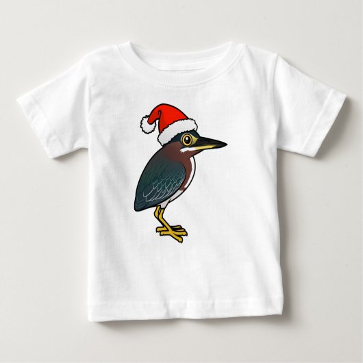 Green Heron Santa Baby T-shirt (Vorderseite)