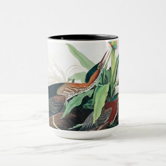Green Heron von John James Audubon Tasse (Zentrum)