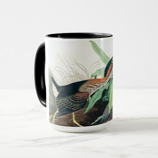 Green Heron von John James Audubon Tasse (Vorderseite Links)
