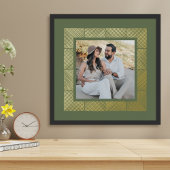 Green Herringbone Custom Foto Fox Art Printing Foliendrucke