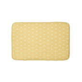 Green Herringbone Pattern Bath Mat Badematte (Vorderseite)